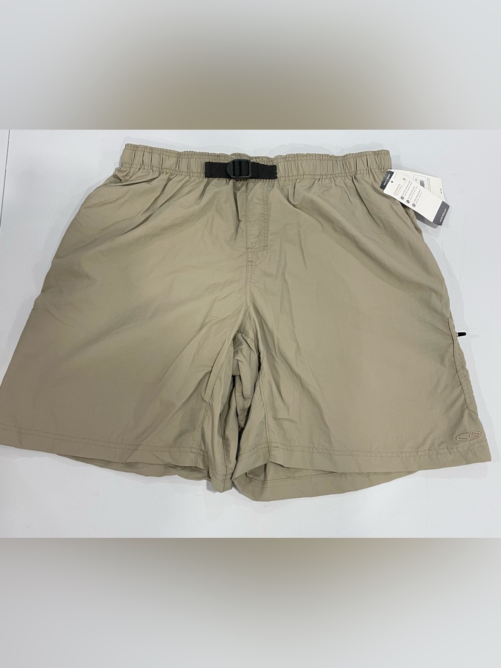 Men’s Champion multi-sport nylon shorts khaki new XXL
